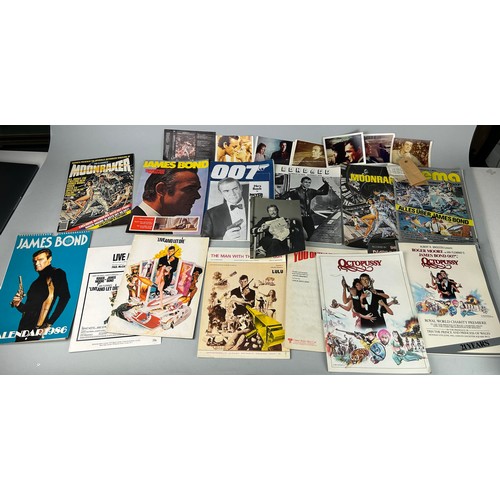 435 - A COLLECTION OF JAMES BOND FILM EPHEMERA, SHEET MUSIC AND MAGAZINES (Qty) 

Various films.