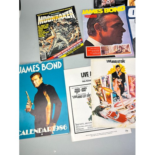 435 - A COLLECTION OF JAMES BOND FILM EPHEMERA, SHEET MUSIC AND MAGAZINES (Qty) 

Various films.