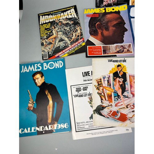 435 - A COLLECTION OF JAMES BOND FILM EPHEMERA, SHEET MUSIC AND MAGAZINES (Qty) 

Various films.