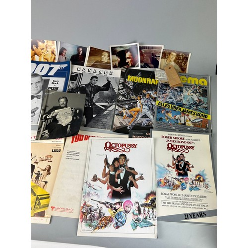 435 - A COLLECTION OF JAMES BOND FILM EPHEMERA, SHEET MUSIC AND MAGAZINES (Qty) 

Various films.