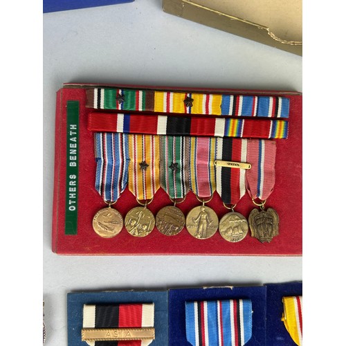 103 - A COLLECTION OF AMERICAN WORLD WAR II D-DAY NAVAL OFFICERS MEDALS BELONGING TO VIVIAN WHITEWRIGHT WA... 