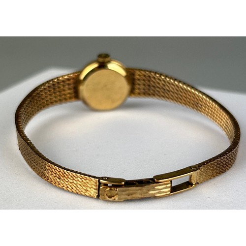 69 - AN OMEGA GENEVE 14CT GOLD LADIES WRISTWATCH

Weight: 24.7gms