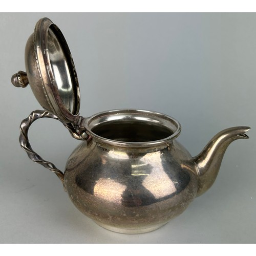 14 - AN ITALIN 800 SILVER TEA POT,

Weight: 268gms