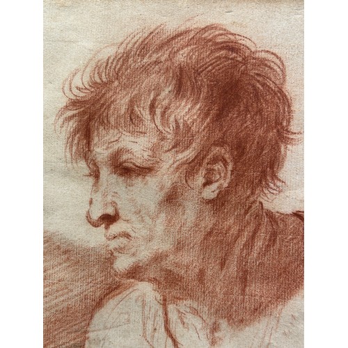 259 - ATTRIBUTED TO GUERCINO, GIOVANNI FRANCESCO BARBIERI (1591-1666) OR THE CIRCLE OF: A RED CHALK STUDY ... 