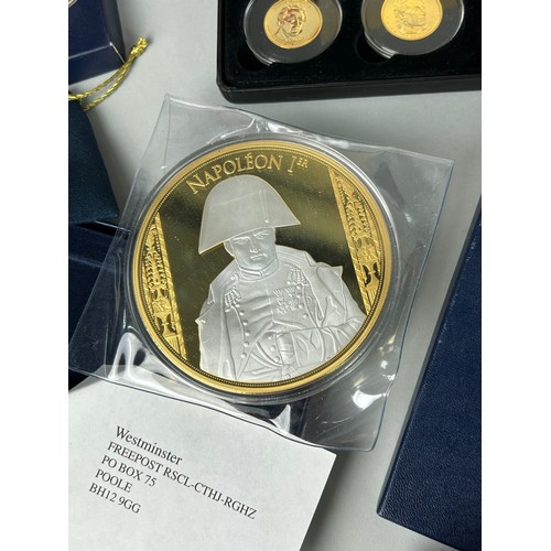 109 - A LARGE COLLECTION OF QEII SILVER PROOF AND GOLD PLATED PROOF COINS FOR JUBILEES AND OTHER MEMORIALS... 