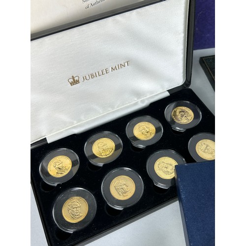 109 - A LARGE COLLECTION OF QEII SILVER PROOF AND GOLD PLATED PROOF COINS FOR JUBILEES AND OTHER MEMORIALS... 