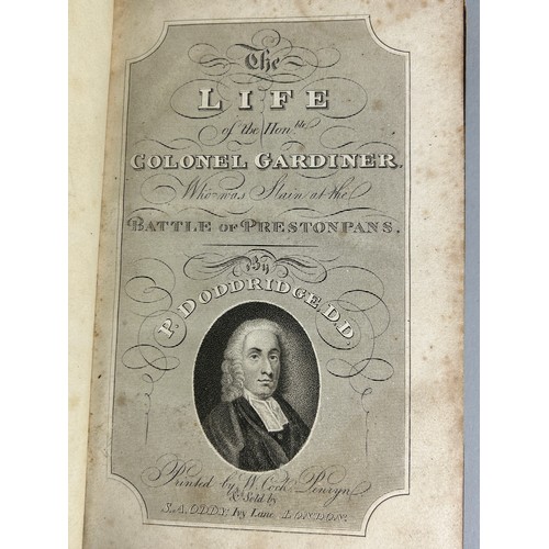 156 - TWO 19TH CENTURY LEATHER BOUND BOOKS WITH MILITARY INTEREST: 

Henry Foskett: 'The Rights of the Arm... 