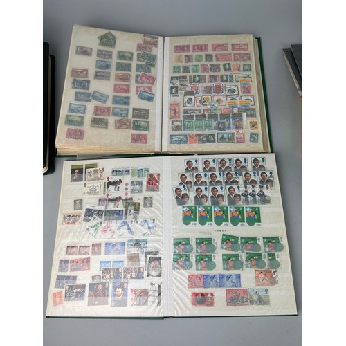 160 - A LARGE BRITISH AND WORLD STAMP COLLECTION, 

To include: 

2x thick Lighthouse albums containing th... 