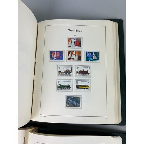 160 - A LARGE BRITISH AND WORLD STAMP COLLECTION, 

To include: 

2x thick Lighthouse albums containing th... 