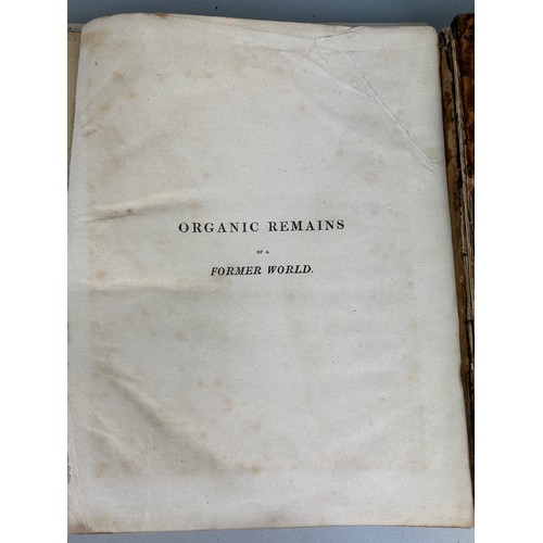 159 - JAMES PARKINSON (1755-1824) ORGANIC REMAINS OF A FORMER WORLD 1804-1811 THREE VOLUMES FIRST EDITIONS... 