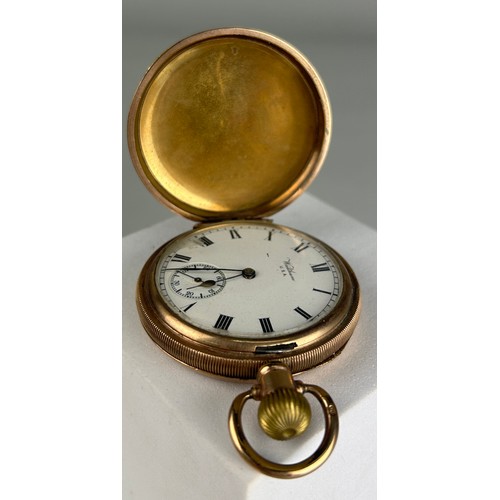 73A - A WALTHAM USA ROLLED GOLD POCKET WATCH, 

Weight 112gms