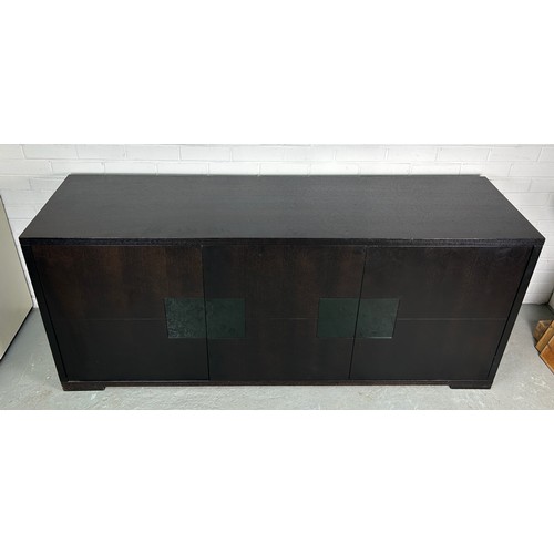 535 - LA FIBULE WENGE SIDEBOARD,

181cm x 76cm x 50cm