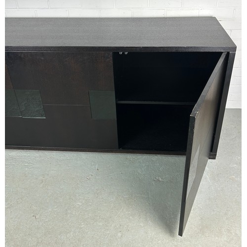 535 - LA FIBULE WENGE SIDEBOARD,

181cm x 76cm x 50cm