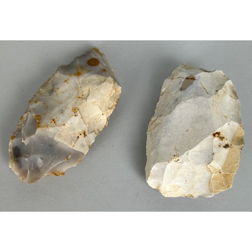 240 - TWO FRENCH NEOLITHIC TOOLS, 

Largest 10cm L