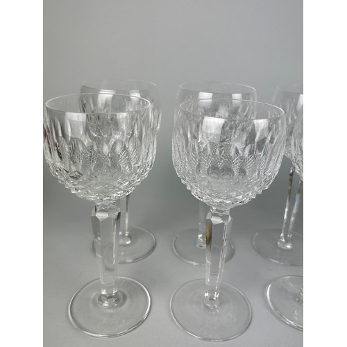 333 - A COLLECTION OF TWELVE CUT GLASS CRYSTAL HOCK GLASSES (12) 

19cm H each.