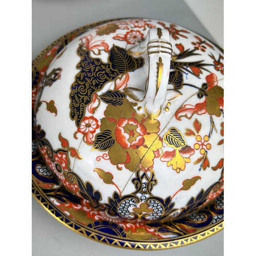 362 - A LARGE COLLECTION OF ROYAL CROWN DERBY,

To include two round lidded dishes, eleven side plates, tw... 