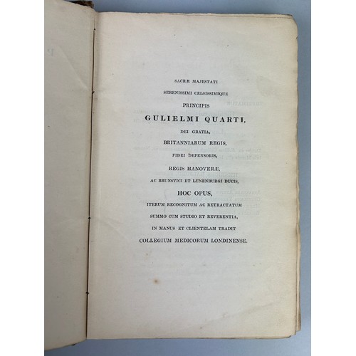 310 - PHARMACOPOEIA COLLEGII REGALIS MEDICORUM LONDINENSIS, 

Londini Apud Georgeium Woodall, Angel Court,... 