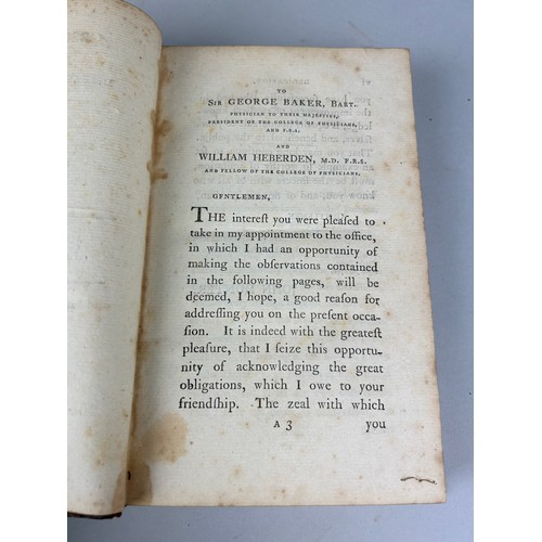 309 - JOHN HUNTER FRS 'OBSERVATIONS ON THE DISEASES OF THE ARMY IN JAMAICA AND ON THE BEST MEANS OF PRESER... 