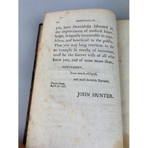 309 - JOHN HUNTER FRS 'OBSERVATIONS ON THE DISEASES OF THE ARMY IN JAMAICA AND ON THE BEST MEANS OF PRESER... 