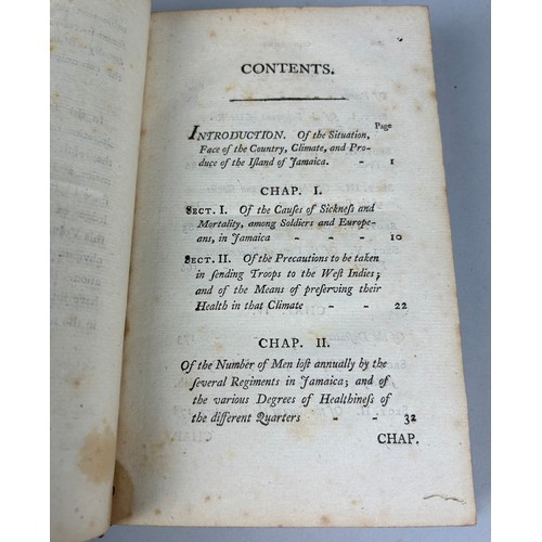 309 - JOHN HUNTER FRS 'OBSERVATIONS ON THE DISEASES OF THE ARMY IN JAMAICA AND ON THE BEST MEANS OF PRESER... 