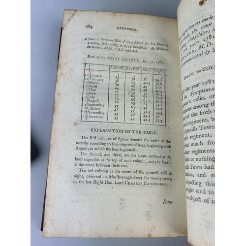 309 - JOHN HUNTER FRS 'OBSERVATIONS ON THE DISEASES OF THE ARMY IN JAMAICA AND ON THE BEST MEANS OF PRESER... 