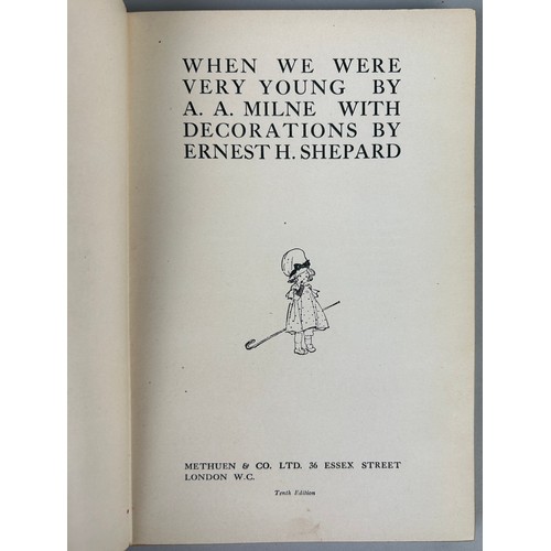 313 - A.A. MILNE: THREE FIRST EDITIONS AND ANOTHER LATER EDITION (4),

The House at Pooh Corner, first pub... 