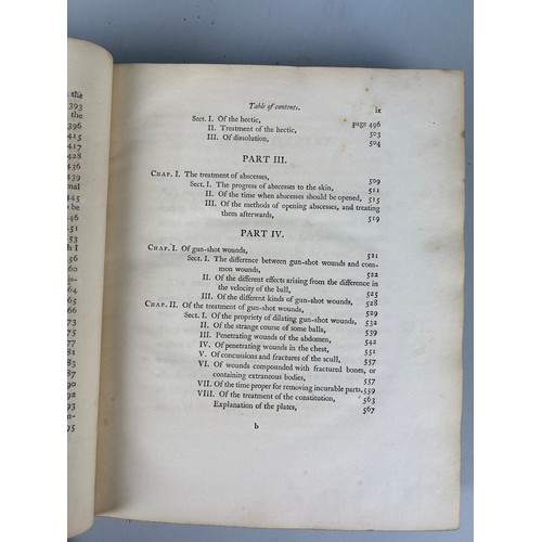 306 - JOHN HUNTER: A TREATISE ON THE BLOOD, INFLAMMATION AND GUN-SHOT WOUNDS TO WHICH IS PRE-FIXED A SHORT... 