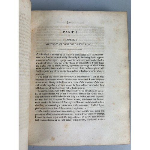 306 - JOHN HUNTER: A TREATISE ON THE BLOOD, INFLAMMATION AND GUN-SHOT WOUNDS TO WHICH IS PRE-FIXED A SHORT... 