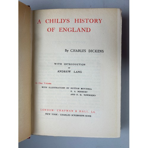 312 - CHARLES DICKENS 'THE COMPLETE WORKS OF CHARLES DICKENS' 34 VOLUMES 'GADSHILL EDITIONS',

Red cloth b... 