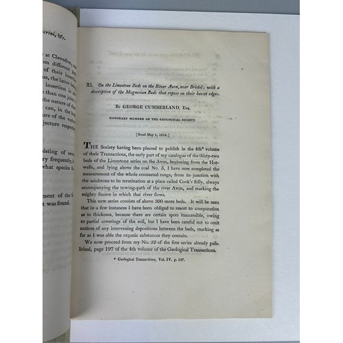 286 - GEORGE CUMBERLAND: DESCRIPTIONS OF SOME NEW FOSSIL ENCRINI AND PENTACRINI LATELY DISCOVERED IN THE N... 