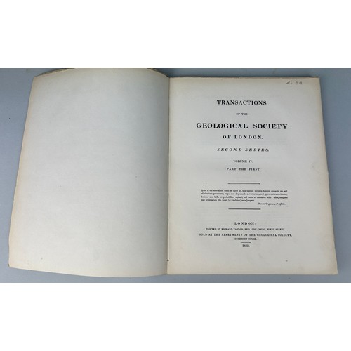 281 - WILLIAM BUCKLAND AND HENRY DE LA BECHE: GEOLOGY OF THE NEIGHBOURHOOD OF WEYMOUH AND ADJACENT PARTS O... 