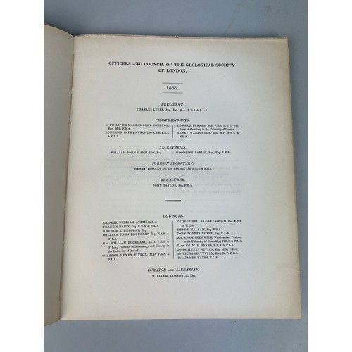 281 - WILLIAM BUCKLAND AND HENRY DE LA BECHE: GEOLOGY OF THE NEIGHBOURHOOD OF WEYMOUH AND ADJACENT PARTS O... 