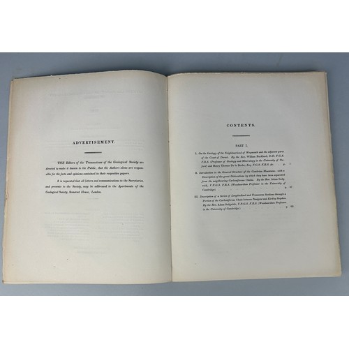 281 - WILLIAM BUCKLAND AND HENRY DE LA BECHE: GEOLOGY OF THE NEIGHBOURHOOD OF WEYMOUH AND ADJACENT PARTS O... 