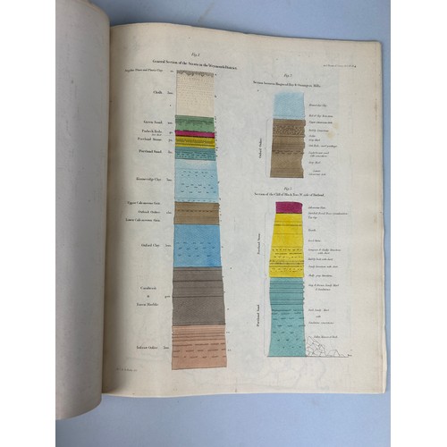 281 - WILLIAM BUCKLAND AND HENRY DE LA BECHE: GEOLOGY OF THE NEIGHBOURHOOD OF WEYMOUH AND ADJACENT PARTS O... 