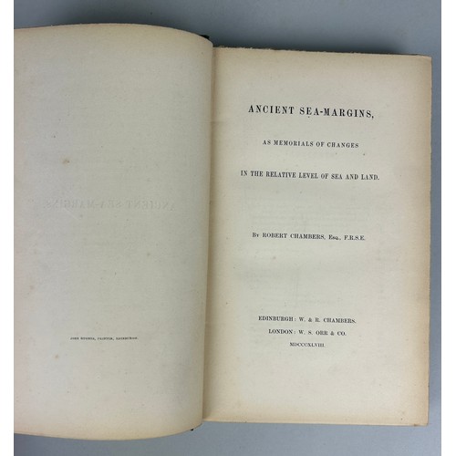 295 - ROBERT CHAMBERS: ANCIENT SEA MARGINS, 1848