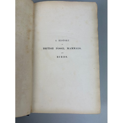 296 - RICHARD OWEN (1804-1892) HISTORY OF BRITISH FOSSIL MAMMALS AND BIRDS,