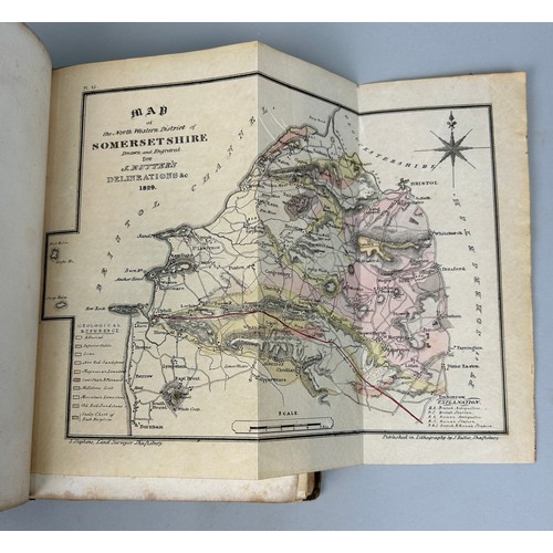 300 - JOHN RUTTER: DELINEATIONS OF THE NORTH WEST DIVISION OF THE COUNTY OF SOMERSET AND OF ITS ANTEDILUVI... 