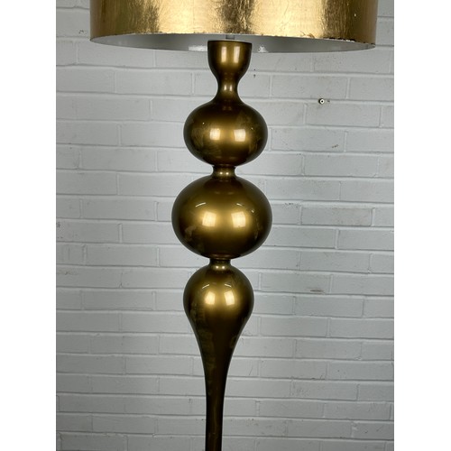 482 - A LARGE STANDARD LAMP DESIGNED BY 'MASIERO DESIGN',

Resin and polyurethane frame, aluminium shade.