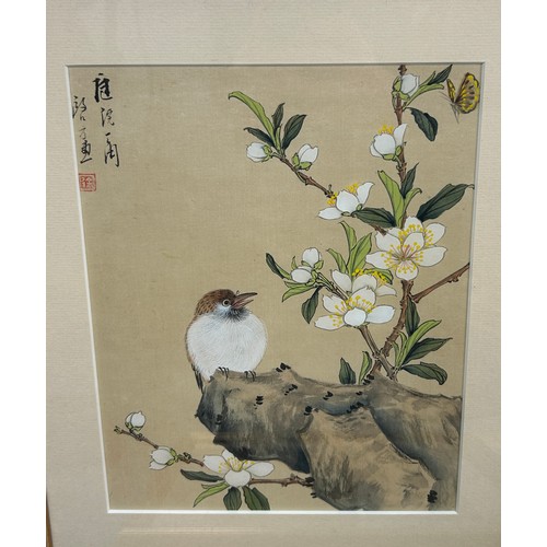 440 - A SET OF EIGHT CHINESE INK AND WATERCOLOUR PAINTINGS (8) 

Each mounted in frames and glazed. 

Larg... 