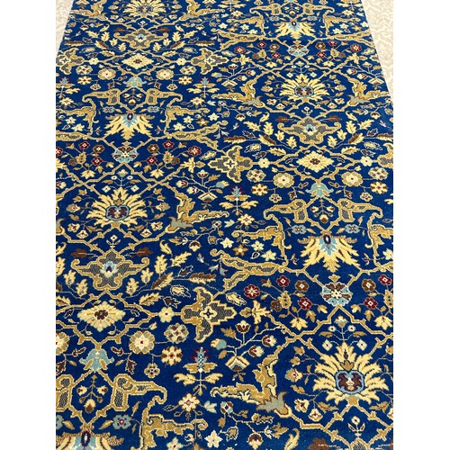 492B - ORIGINAL FILM PROP: A VERY LARGE PAIR OF PERSIAN DESIGN CARPETS FROM 'NAPOLEON' FILM BY RIDLEY SCOTT... 