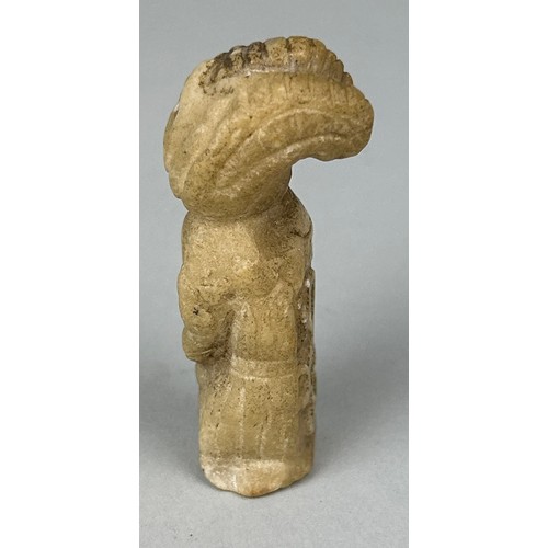 245A - A NEOLITHIC STYLE MARBLE IDOL,

6cm H