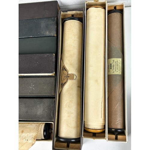 558A - MUSIC INTEREST: A COLLECTION OF ANTIQUE MELLOGRAPIC ROLLS IN ORIGINAL BOXES(Qty)