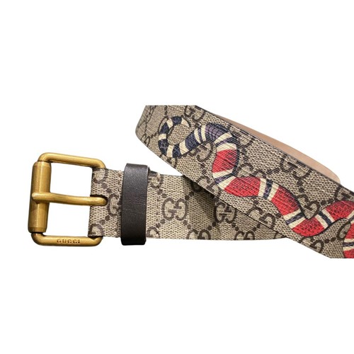 556A - A GUCCI SUPREME SNAKE BELT,

Good, used condition.
RRP: £400