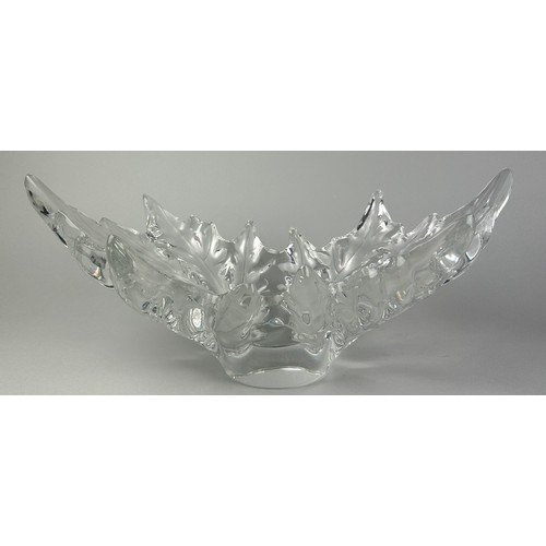 262 - MARK LALIQUE (FRENCH 1900-1977) A LARGE LALIQUE CRYSTAL 'CHAMPS ELYSEES' CENTRE BOWL, 

Signed to ba... 