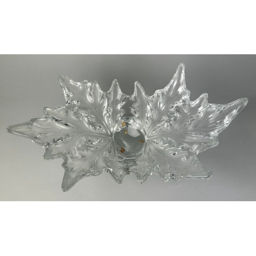 262 - MARK LALIQUE (FRENCH 1900-1977) A LARGE LALIQUE CRYSTAL 'CHAMPS ELYSEES' CENTRE BOWL, 

Signed to ba... 