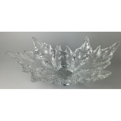 262 - MARK LALIQUE (FRENCH 1900-1977) A LARGE LALIQUE CRYSTAL 'CHAMPS ELYSEES' CENTRE BOWL, 

Signed to ba... 