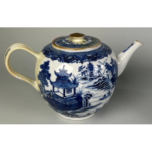 152 - A COLLECTION OF CHINESE KANGXI AND QIANLONG BLUE AND WHITE PORCELAIN,