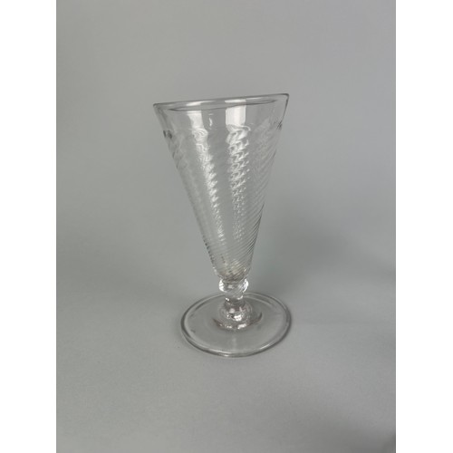 257 - A COLLECTION OF GLASSWARE (10) 

To include some possibly antique examples with filigree stems.