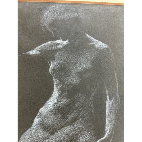 76 - EDWARD ROBERT HUGHES (1851-1914) 'NUDE' STUDY OF A LADY, 

Signed bottom left in pencil E.R. Hughes.... 