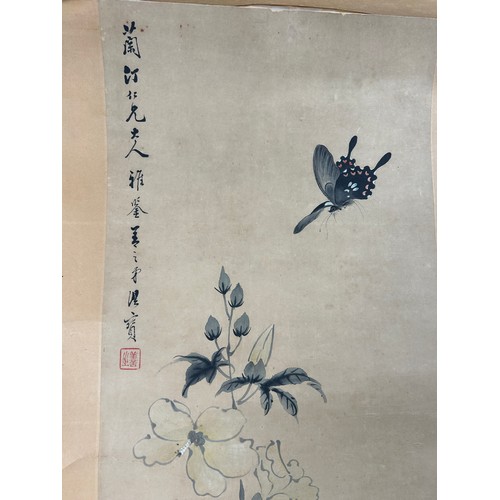 150 - TWO CHINESE PAINTING SCROLLS (2)

Largest 186cm x 44cm